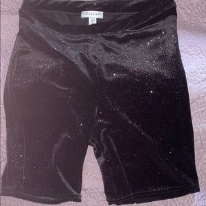 Glitter biker shorts from Topshop.
